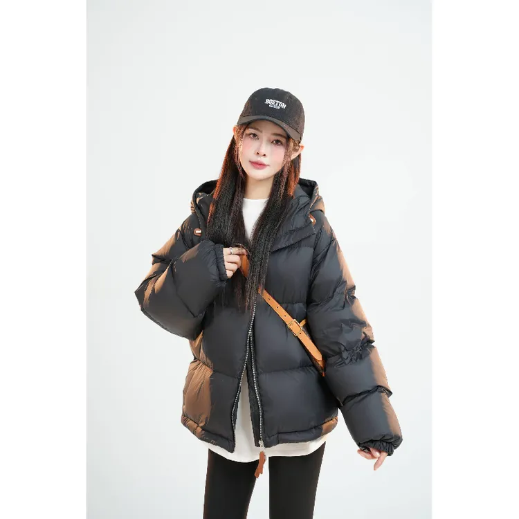 只出不进  连帽鹅绒服113冬季 时尚百搭 鹅绒服A1604P