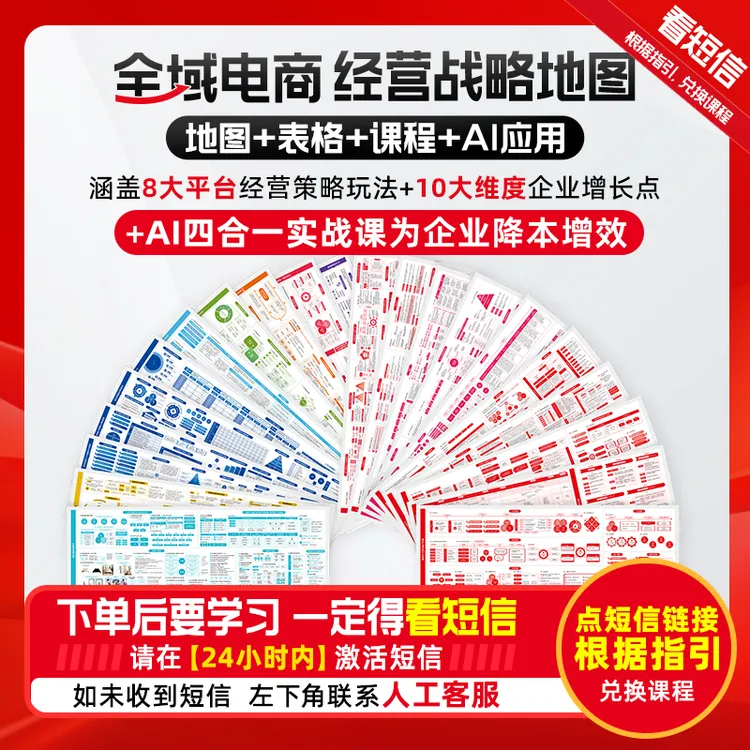 全域电商经营战略地图——8大平台SOP+AI实战应用