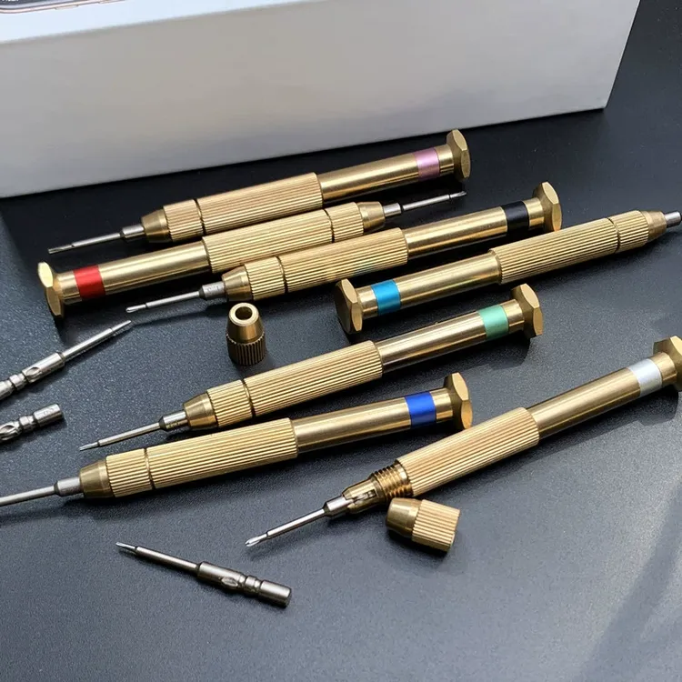 纯铜螺丝刀可换头超硬s2拆苹果底部五角十字手机螺丝批