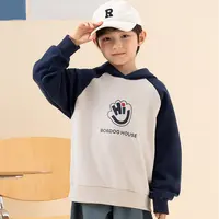 BOBDOGHOUSE童装针织儿童秋冬连帽卫衣B243LME234  ZB