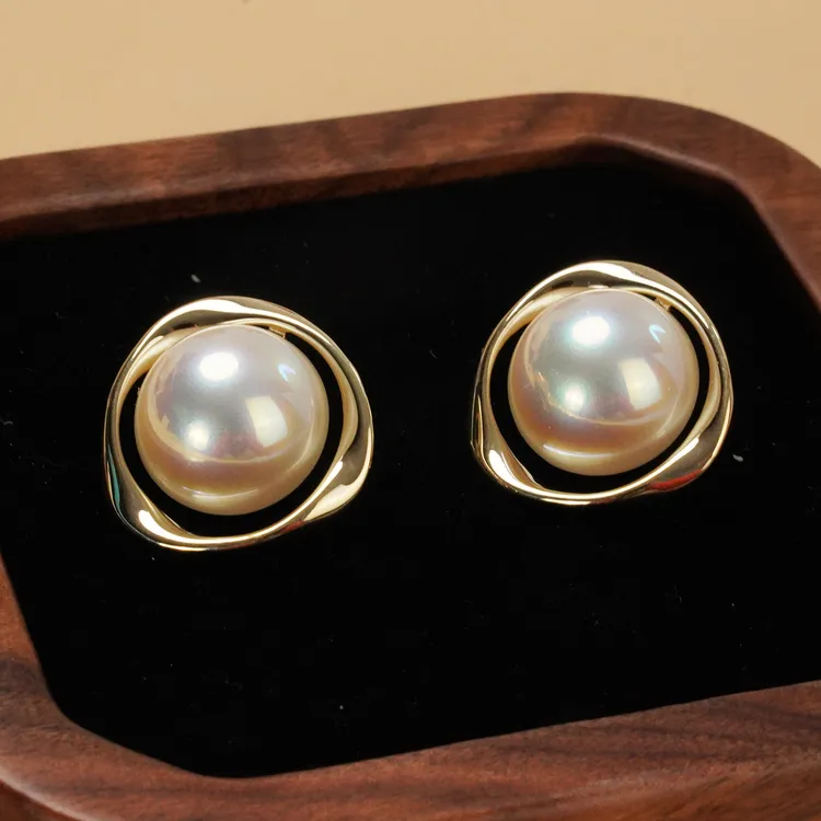 铜合金仿耳饰 气质轻奢时尚百搭复古法式简约耳环ZY