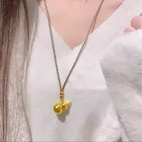 KXV 非金属棉绳项链 手工编绳毛衣链葫芦福禄套链