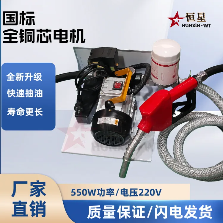 12v24V220V挂式吨桶加油机便捷套装高效耐用