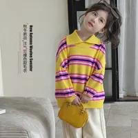 8018高端专享冬季毛衣明黄