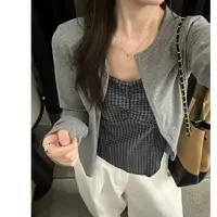 8959•吊带两件套 SY# ins简约韩系两件套上衣•