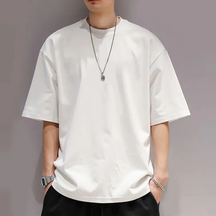 MrAc空调先生夏季净版短袖T恤上衣中长款休闲ins百搭情侣宽松学生