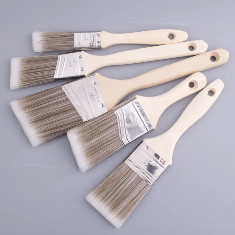 分色刷斜角刷油漆刷艺术漆涂装刷高档油漆刷磨尖丝人造丝清扫刷