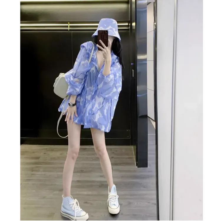 春夏装新款2025夏季防晒服休闲外套宽松显瘦减龄女装透气