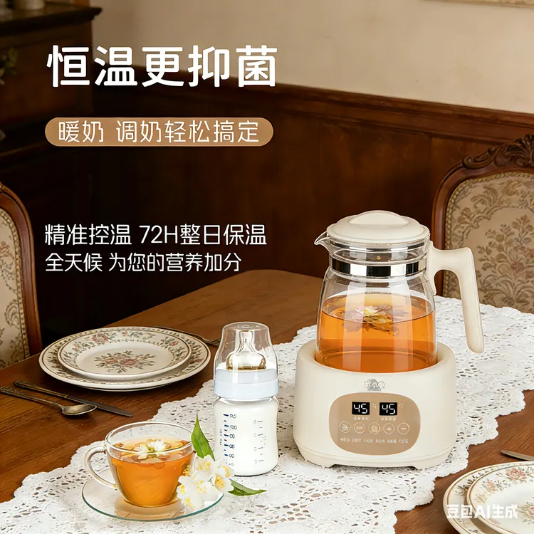 欧小象全自动智能保温家用烧水壶多功能恒温壶调奶器孕妇养生壶