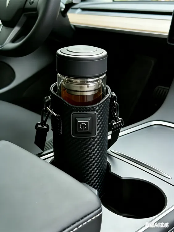 加热杯套 12V/24V通用 车内饮品恒温神器 自驾通勤热水必备"