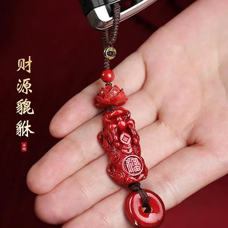 【先生推荐】2026马年本命手链莲花貔貅扣男女款汽车挂件平安扣挂饰