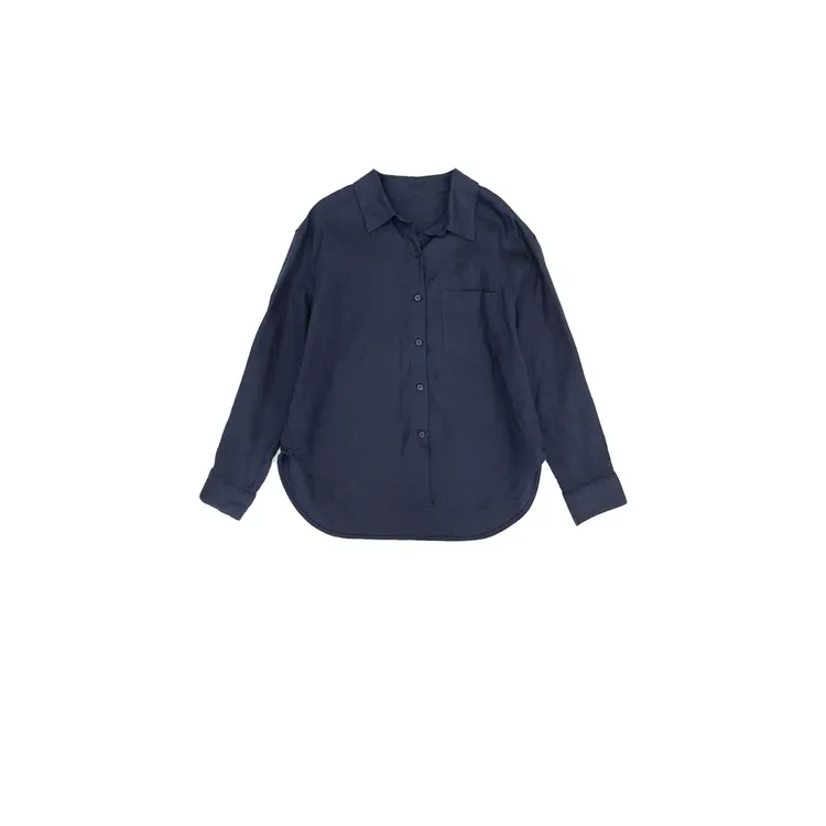 “口碑强推”  精品全净边100%亚麻衬衣