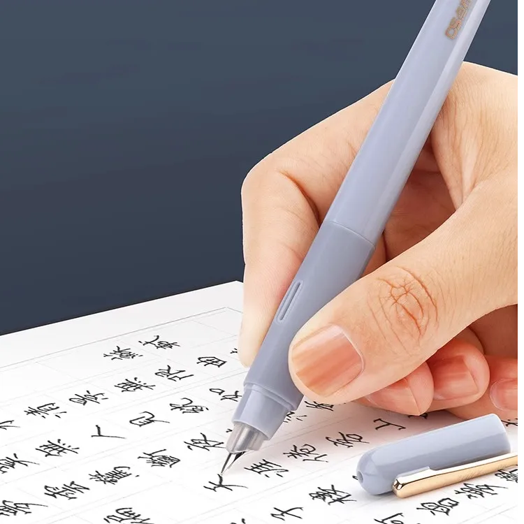 【新疆】点石三角正姿钢笔带一盒墨囊