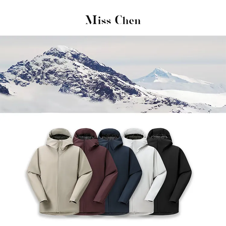 Miss Chen【商鸟羽绒】城市新户外五防面料压胶90白鸭绒羽绒服男