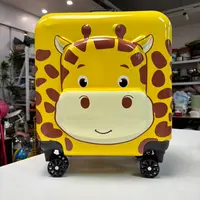 新款行李箱可爱风小牛行李箱 颜色规格随机 JX