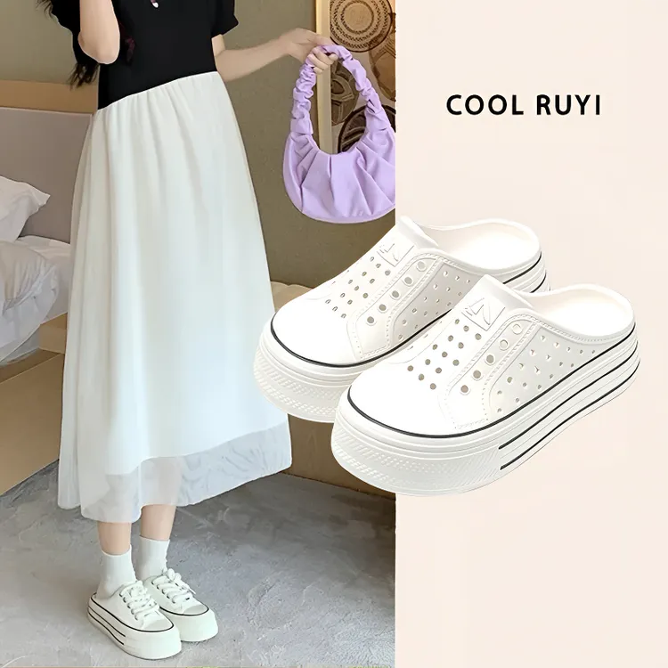 厚底凉拖鞋女夏季新款时尚休闲女生青春百搭配裙子小白鞋女鞋外穿