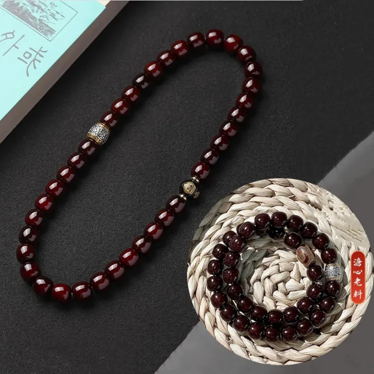 【买一赠一】十二生肖+藏式三眼 溏心老料菩提双圈手串（拍一发二）