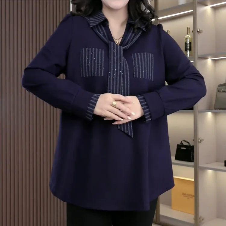苏兰诺大码女装秋季新款百搭时尚款高级感快手显瘦遮肉ZSX25A0282