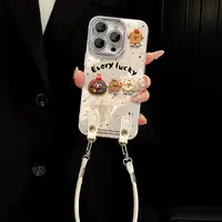 波点饼干适用苹果vivo华为oppo小米iPhone16创意冰川纹手机壳