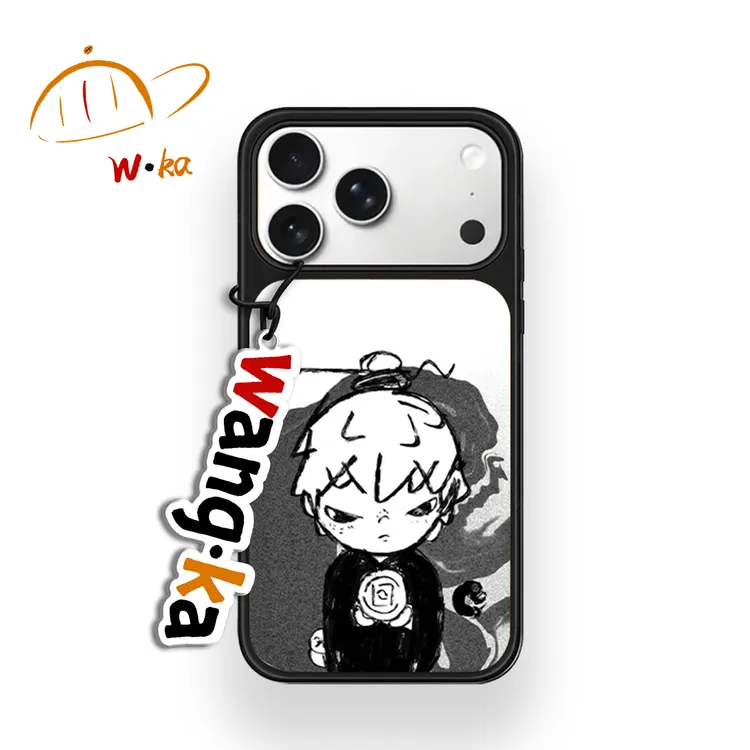 阴影男孩-AG磨砂磁吸适用于苹果17/16pro小米防摔防指纹手机壳