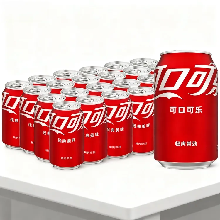 6瓶可口可乐【330ml/300ml】原味碳酸饮料含汽瓶装汽水易拉罐装正品