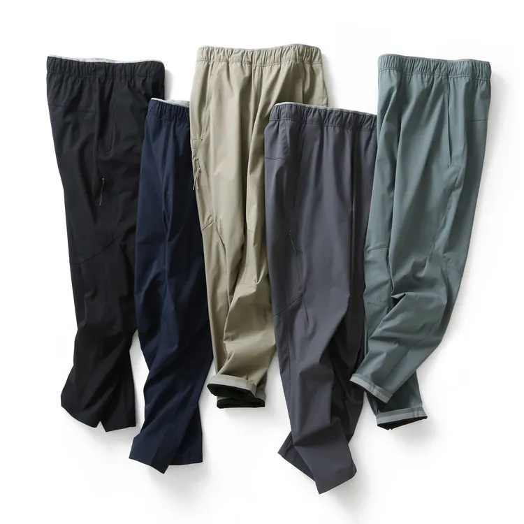 男士春季新款立体剪裁户外防风防水口袋休闲裤宽松长裤