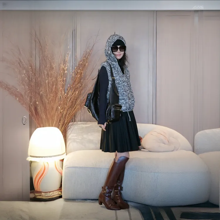 璇之恋·王璇·往往针织帽衫王璇原创设计