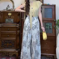 【港万】夏季新款高级感法式复古气质通勤套装2505T1036