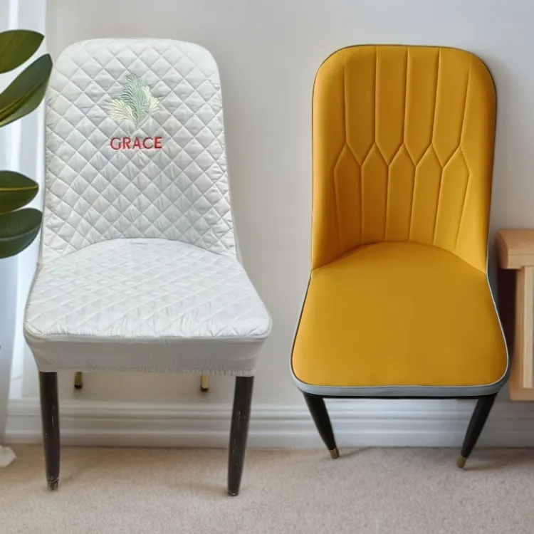 弧形椅子套罩全包防滑家用四季通用北欧风格餐椅套罩坐垫