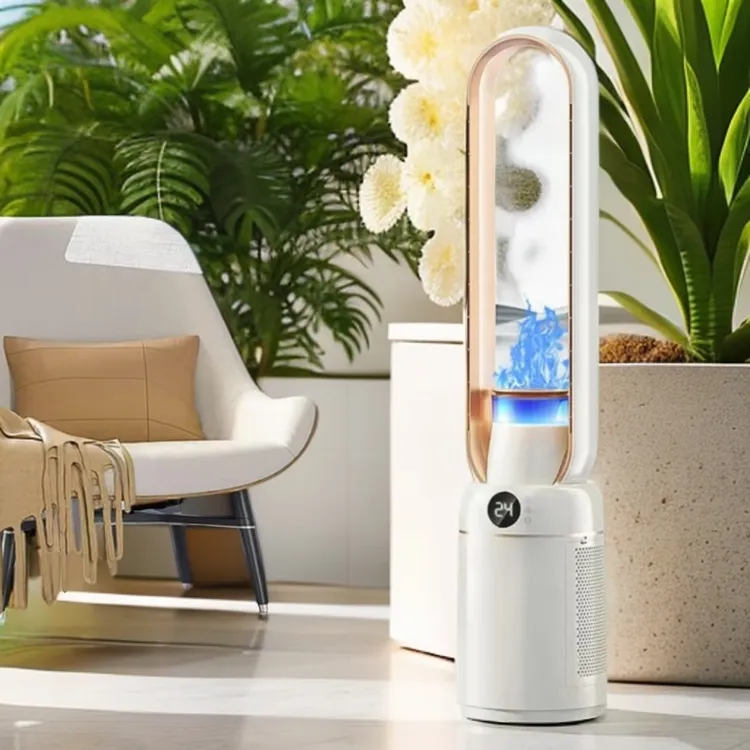 无叶风扇家用加湿净化落地扇节能循环电风扇