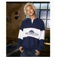 Hollister25秋冬新款情侣毛圈布亨利领卫衣男装女装322-5197