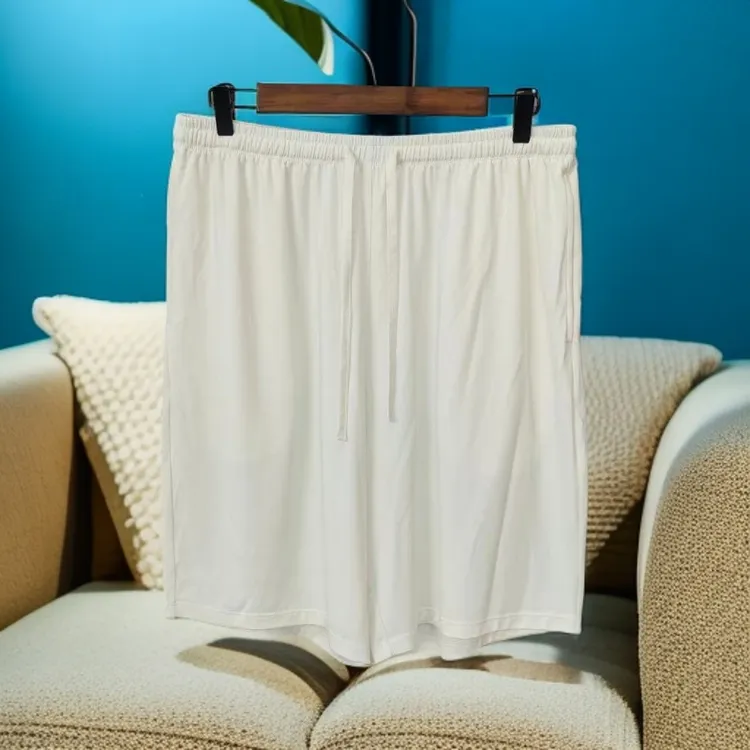 兰精莫代尔夏季休闲宽松舒适短裤家居裤薄款男款居家睡裤简约透气