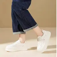 潮流平底流苏小白鞋鞋子女时尚休闲鞋轻职风增高秋季8505