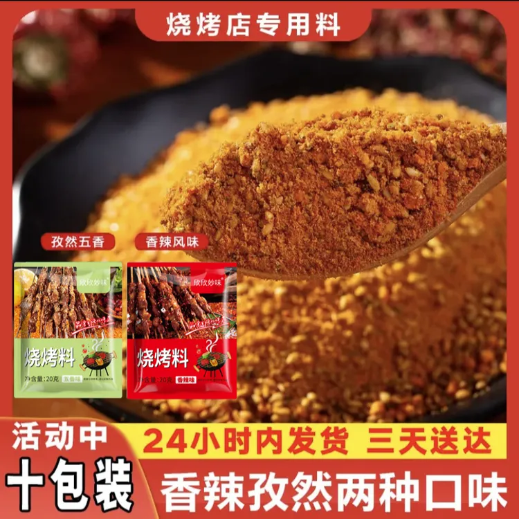 【发10包】支持试吃！烧烤料撒料蘸料正宗淄博口味 香辣味孜然味 