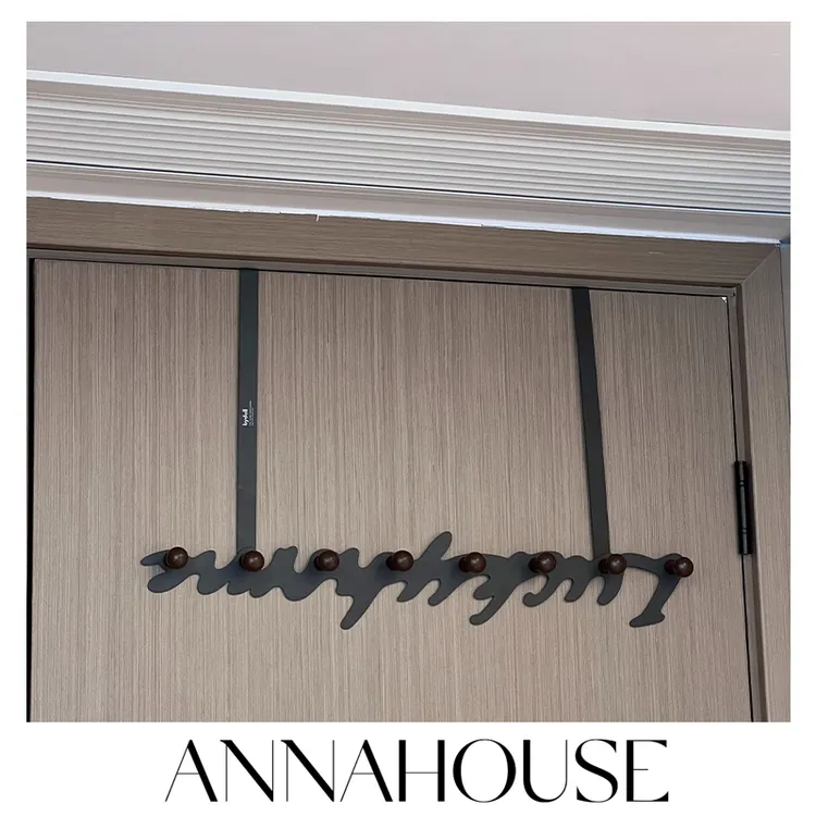 ANNAHOUSE挂钩免打孔衣服入户门收纳挂钩卧室置物HN