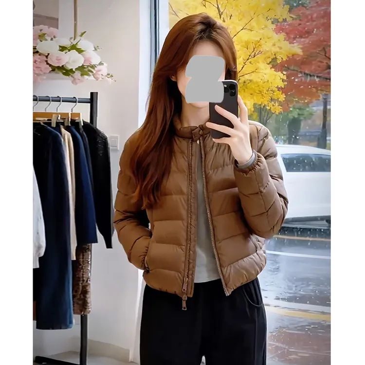 保暖排骨棉服女冬季高级感大气立领贵气棉衣