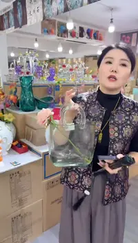 琉璃瑞直花瓶花器T-晚3