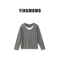 【YINGMOMO】影哥「笑脸衫」莱赛尔山羊绒 丝滑透气亲肤针织上衣