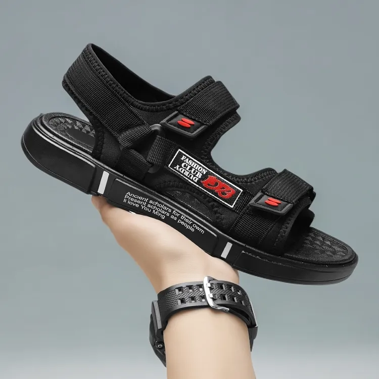 2025新款男士夏季学生大码休闲沙滩拖鞋百搭时尚舒适男款户外