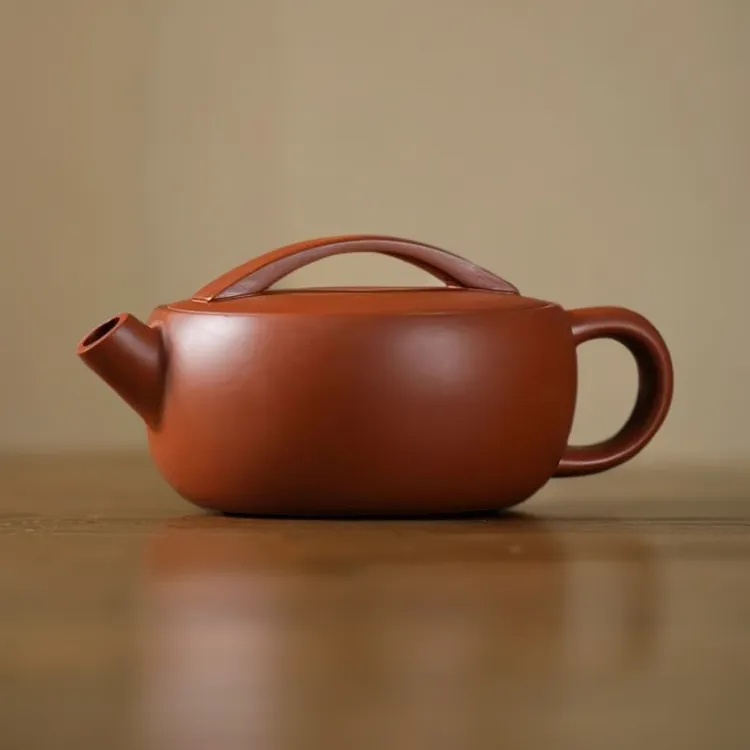 一片瓦旋转壶可提可旋转内有过滤手工茶壶家用160毫升