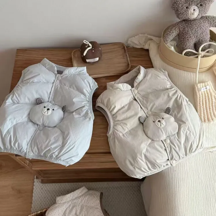 婴幼儿马甲棉衣秋冬装加绒保暖坎肩男宝女宝小外套背心夹棉外穿潮