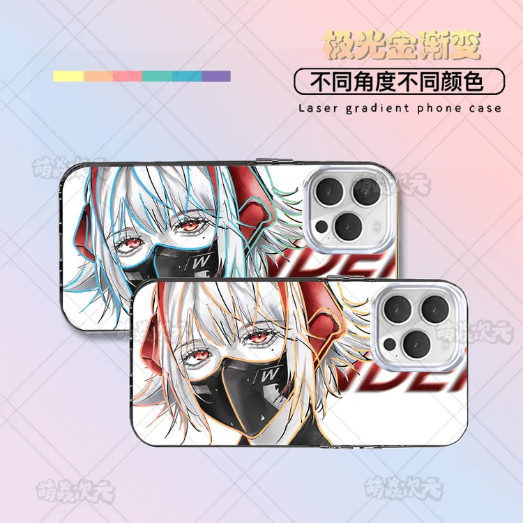 麦晓雯红皮维什戴尔适用苹果17华为VIVO小米OPPO一加极光金手机壳