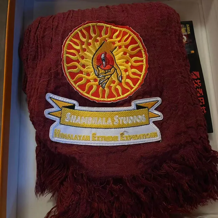 喜马拉雅探险棉麻亚麻压皱秋冬款围巾