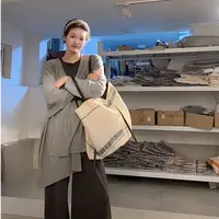 慵懒风针织开衫 宽松轻熟风百搭休闲老钱风