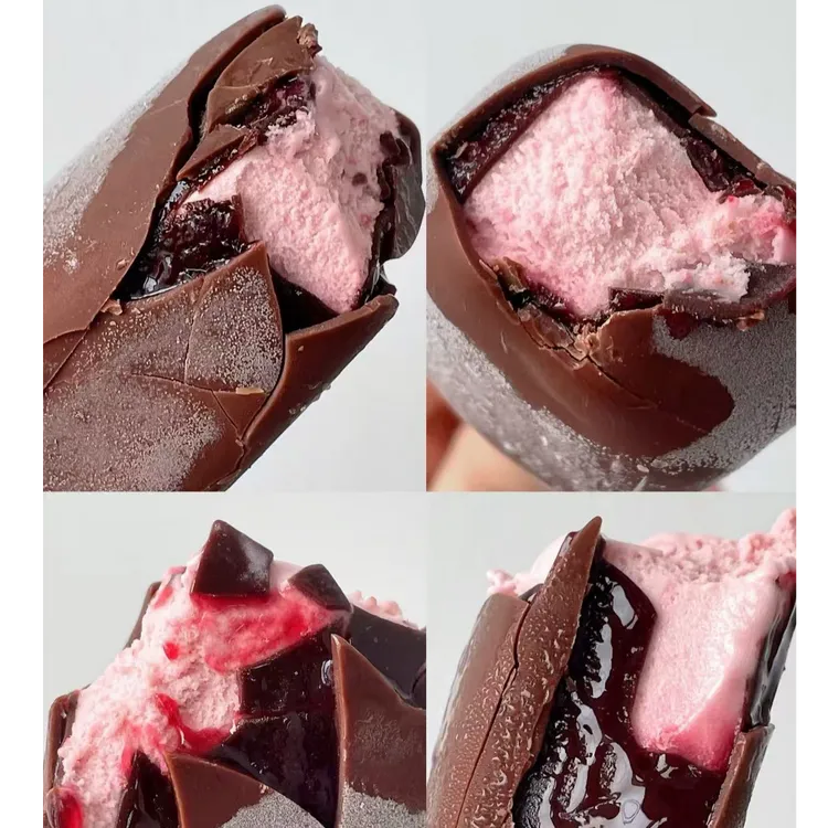 徐季0蔗糖MCT纯可可脂脆皮冷萃酸奶巧克力棒一盒8根商品图