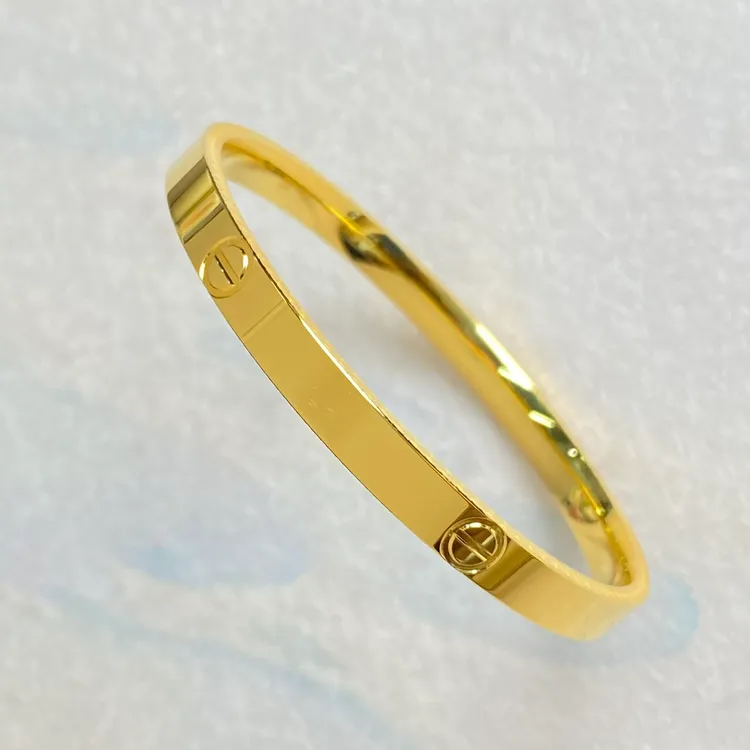 合金手镯 999古法实心定制送礼佳品卡家地亚手镯宽窄版可选经典款