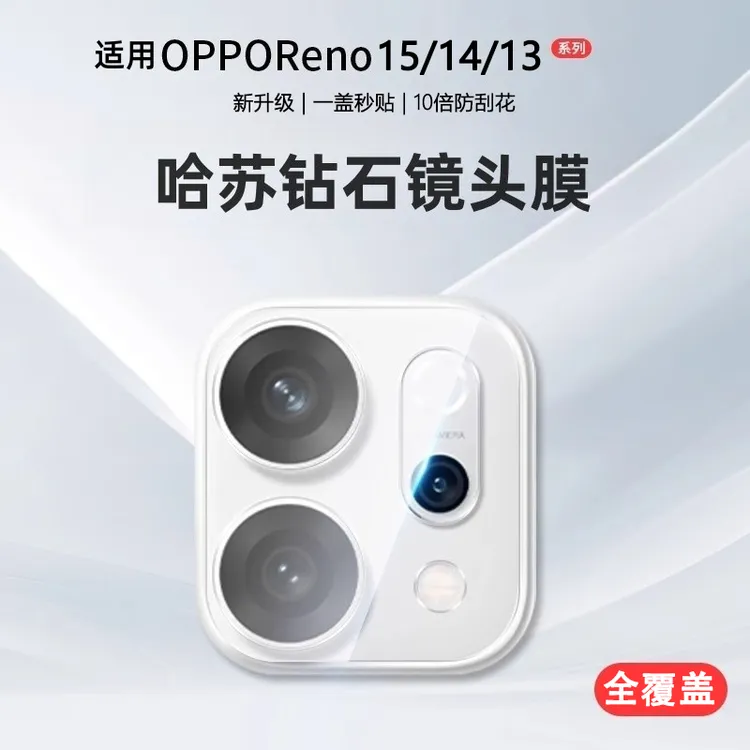 ZPV适用opporeno15镜头膜reno14后摄像保护膜pro全包13秒贴AR增透