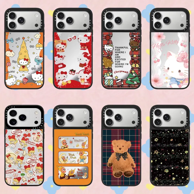 【镜面黑框热门04】苹果17AI键电容版适用于iPhone17ProMax手机壳16