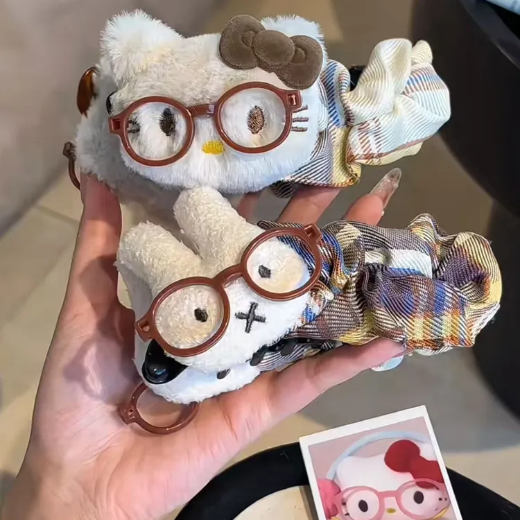 新人专享可爱波点大号猫咪巨显发量香蕉夹脑勺盘发百搭少女发饰森系蓬松