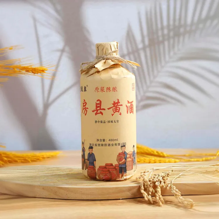 房县黄酒糯米原浆三年陈酿15度精酿纯粮酒6瓶礼盒装(配试喝装）